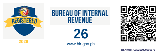 Bureau of Internal Revenue Certificate of Registration (BIR COR) — Rift-Vault Toys Shop